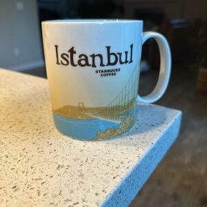 Starbucks Istanbul Mug - Blue and Cream